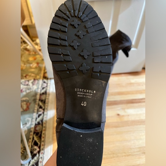 Grey Women’s Stretchy All Weather Over The Knee Boots Size 40 - Picture 3 of 5